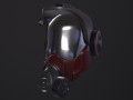 helmet with gas mask 3D Models