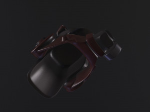 helmet with gas mask Modèle 3D