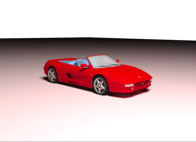 Ferrari 355 Spider 3D Model .c4d .max .obj .3ds .fbx .stl .blend 
