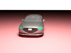 Genesis G90 3D Model