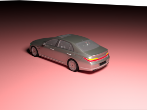 Genesis G90 3D मॉडल