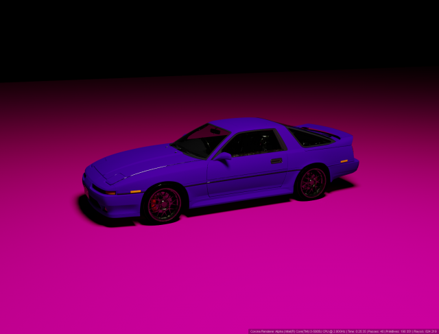 Toyota Supra A70 3D Модель .c4d .max .obj .3ds .fbx .stl .blend 