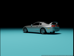 Toyota Supra LowPoly 3D 모델