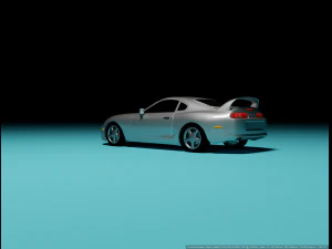 Toyota Supra LowPoly 3D Model