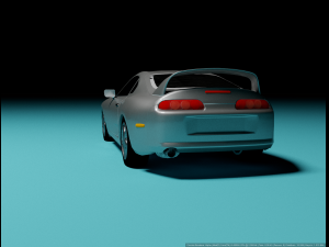 Toyota Supra LowPoly 3D 모델