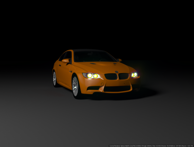 M3 E92 3D-Modell .c4d .max .obj .3ds .fbx .stl .blend 