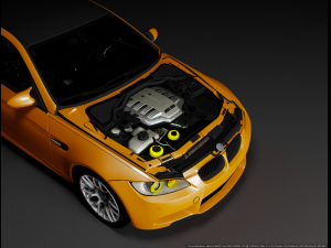 M3 E92 3D-Modell