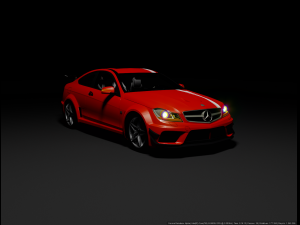 Mercedes Benz C63 AMG Coupe Model 3D