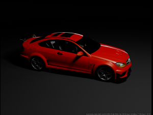 Mercedes Benz C63 AMG Coupe 3D 模型