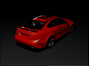 Mercedes Benz C63 AMG Coupe 3D 模型