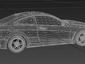 Mercedes Benz C63 AMG Coupe 3D 模型