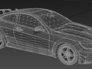 Mercedes Benz C63 AMG Coupe 3D 模型