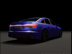 AUDI A6 2019 3D Model