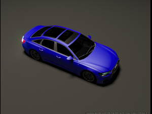 AUDI A6 2019 3D 模型