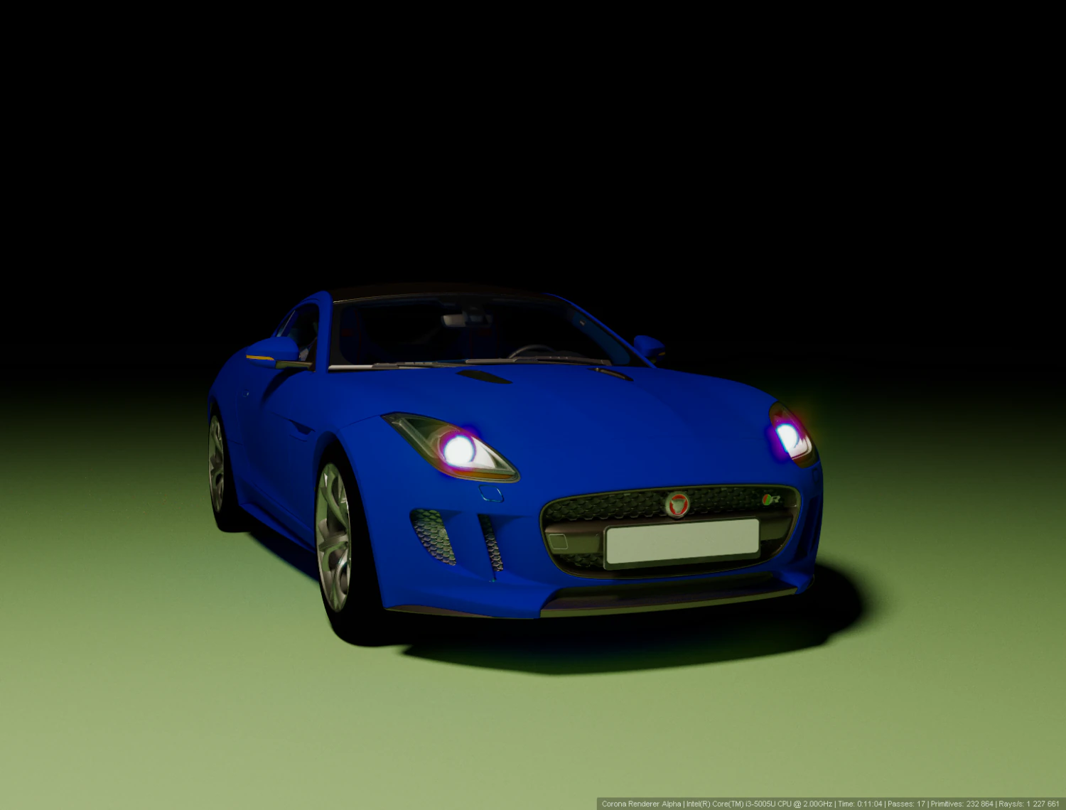 Jaguar F Type R 3D Model .c4d .max .obj .3ds .fbx .stl .blend 