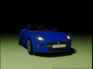 Jaguar F tipo R Modello 3D