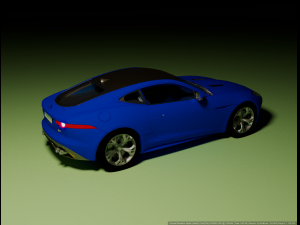Jaguar F Type R 3D 模型