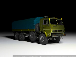 KAMAZ 6350 Militar Modelo 3D