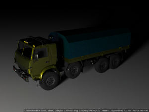 KAMAZ 6350 Military Modello 3D