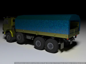KAMAZ 6350 Military 3D Model