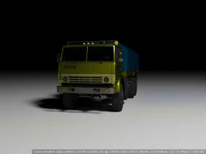 KAMAZ 6350 Military 3D Model