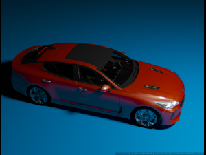 KIA Stinger 3D Model