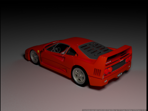 Ferrari F40 3D Модель
