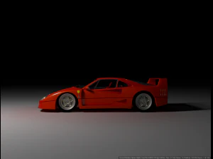 Ferrari F40 3D Model