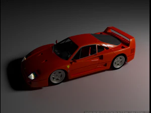 Ferrari F40 3D Model