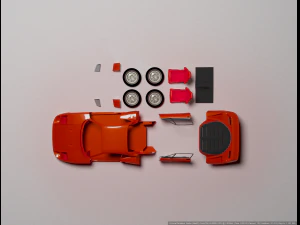 Impressão Ferrari F40 Modelo de Impressão 3D