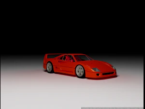 FerrariF40 Print 3D Print Model