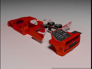 FerrariF40 Print 3D Print Model