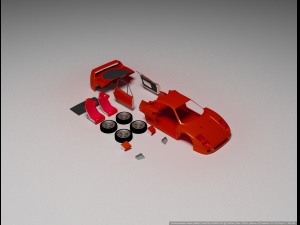 FerrariF40 Print Modelo de Impressão 3D