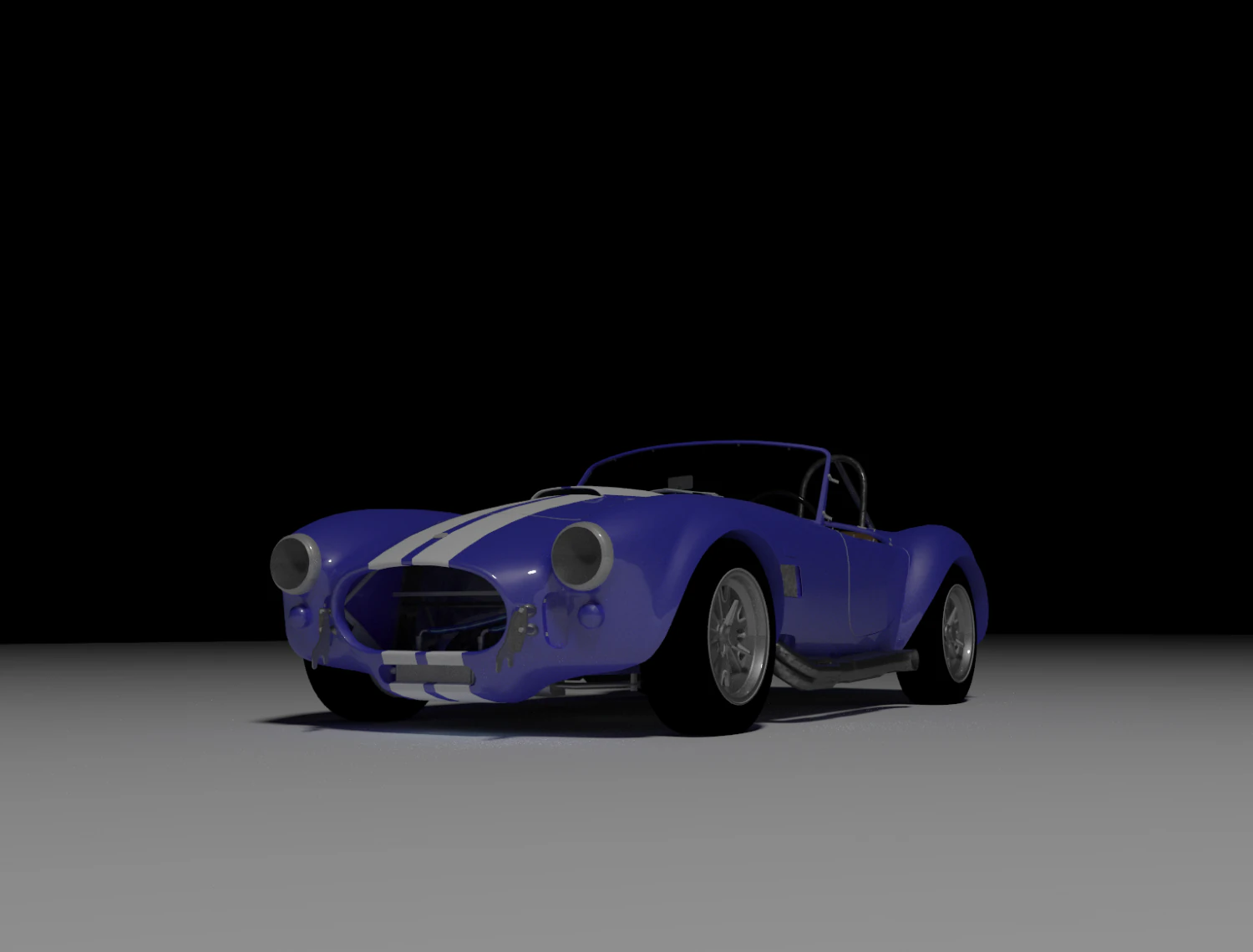 Shelby Cobra 3D Model .c4d .max .obj .3ds .fbx .stl .blend 