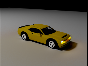 Challenger SRT Demon Model 3D