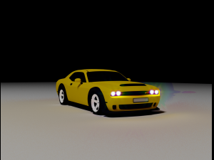 Challenger SRT Demon Modelo 3D