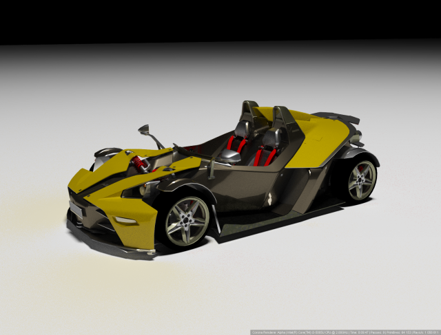 KTM X BOW 3D Модель .c4d .max .obj .3ds .fbx .stl .blend 