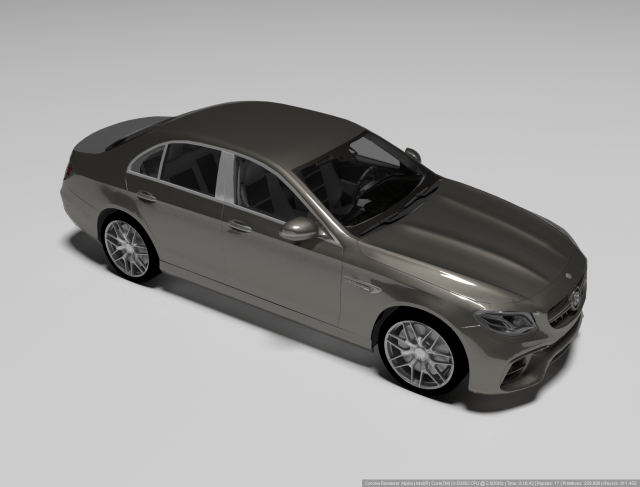 Mercedes Benz C63S Modelo 3D .c4d .max .obj .3ds .fbx .stl .blend 