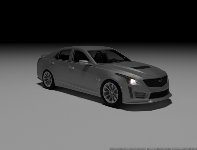 Cadillac CTS V Model 3D .c4d .max .obj .3ds .fbx .stl .blend 