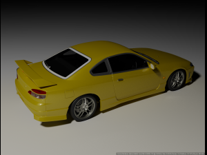 Nissan Silvia S15 3D Модель