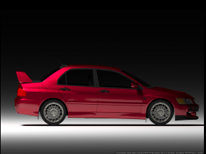 Mitsubishi Lancer Evolution 3Dモデル