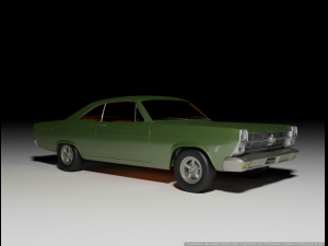 Plymouth Fairlane 1967 3D Model
