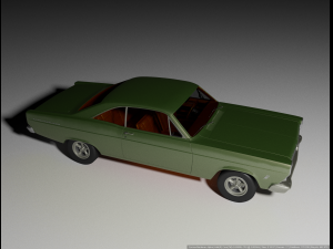Plymouth Fairlane 1967 3D Модель