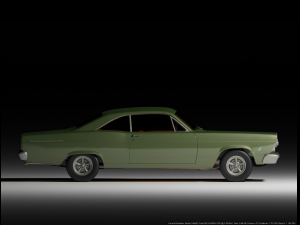 Plymouth Fairlane 1967 3D Модель