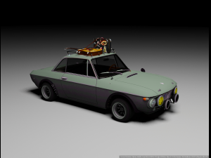 Lancia Fulvia 3D 모델