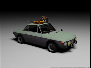 Lancia Fulvia 3D Model