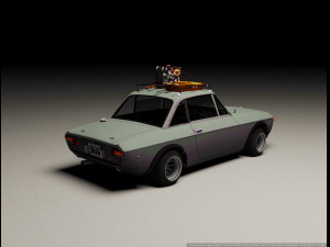 Lancia Fulvia 3D 모델