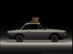 Lancia Fulvia 3D 모델
