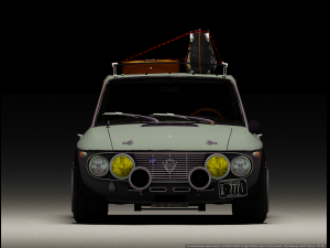 Lancia Fulvia 3D 모델