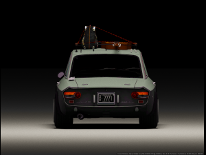 Lancia Fulvia 3D 모델